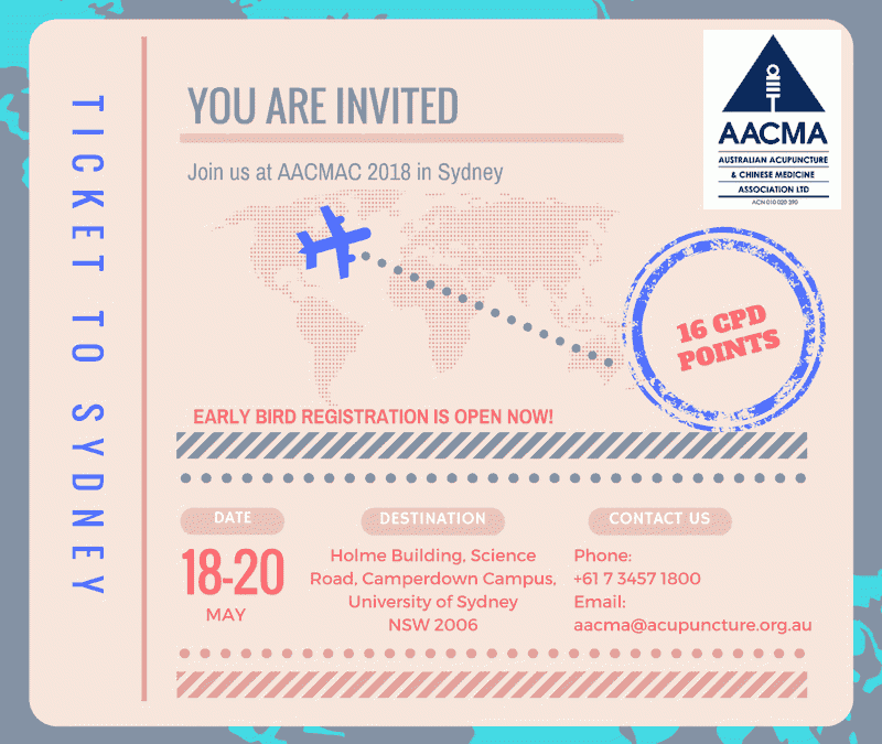Sydney AACMA invite